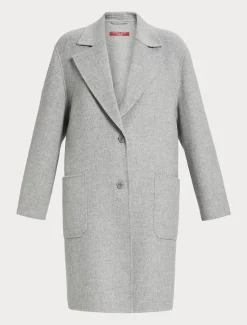 Mantel aus doppellagigem Wollgemisch