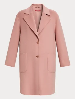 Mantel aus doppellagigem Wollgemisch