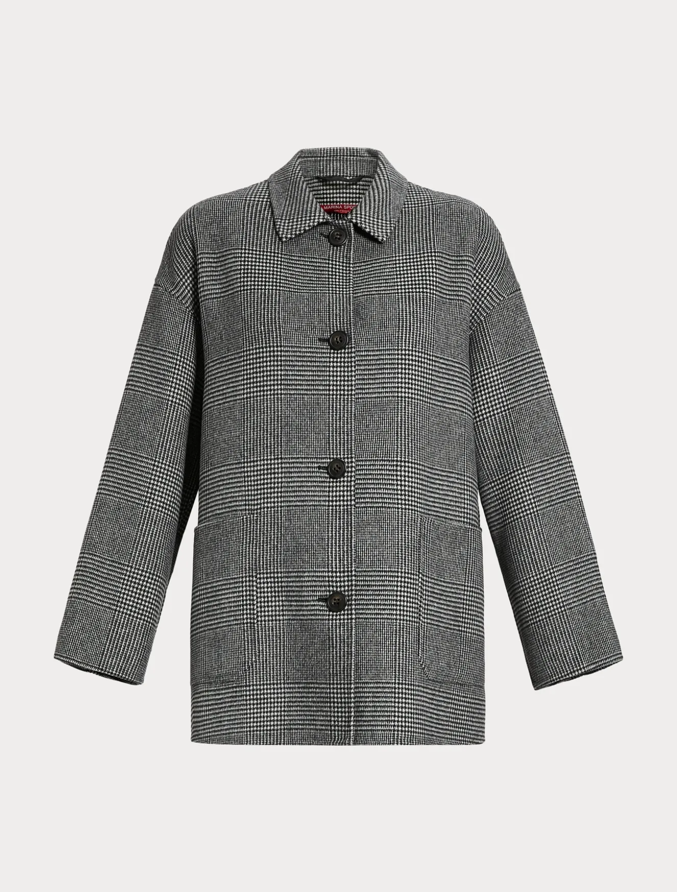 Mantel aus doppellagigem Wollgemisch