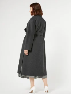 Mantel aus doppeltem Wollgewebe