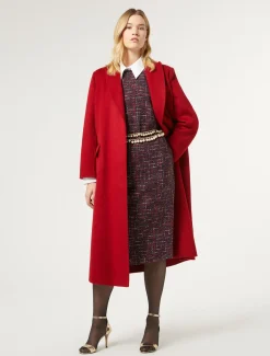 Mantel aus doppeltem Wollgewebe