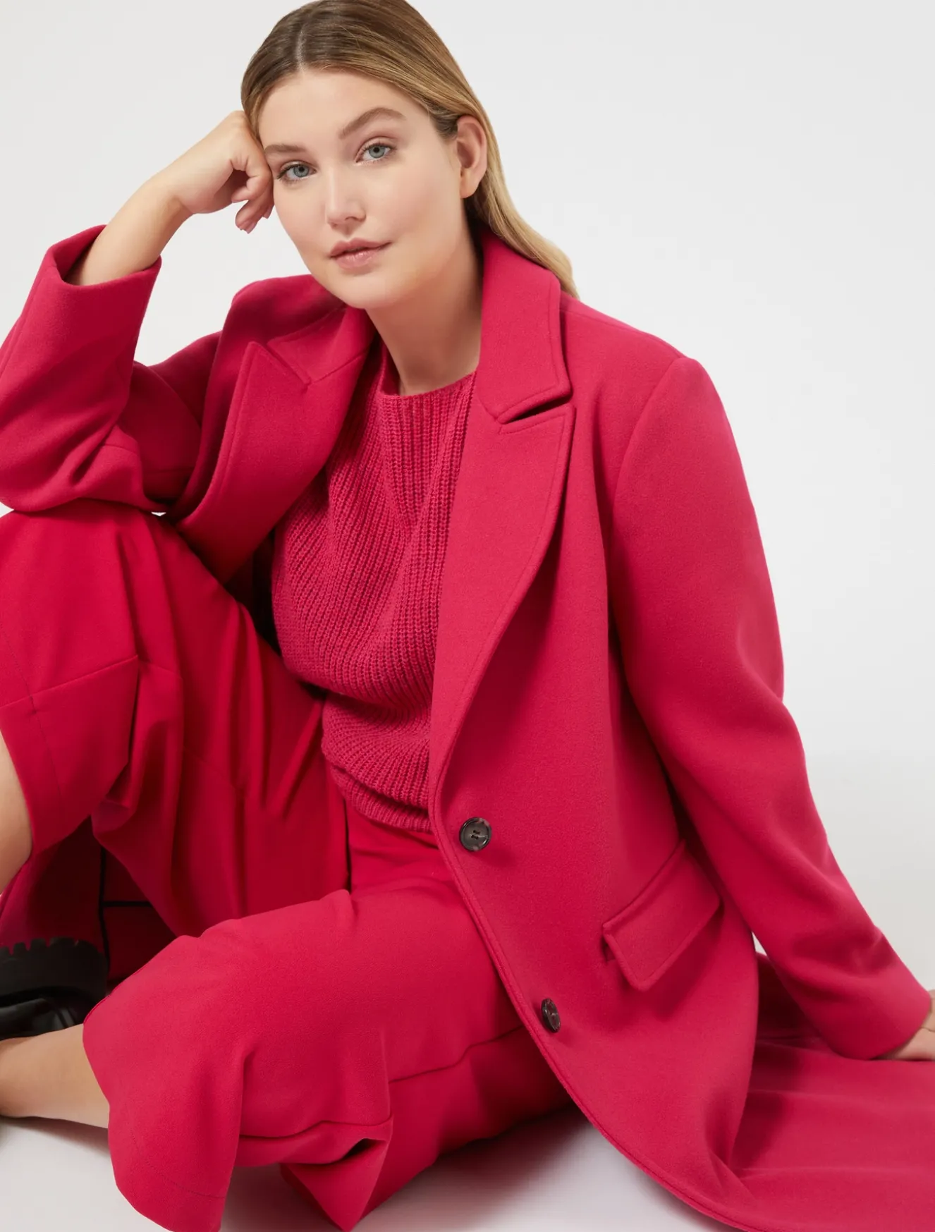 Mantel aus Stretchjersey