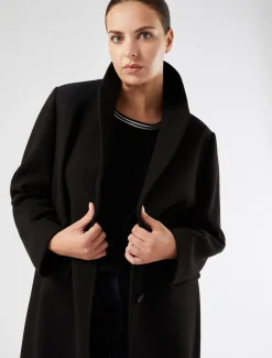 Mantel aus Stretchjersey