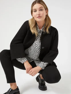 Mantel aus Stretchjersey