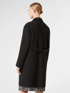 Mantel aus Woll-Kaschmir-Doppelgewebe