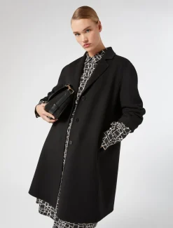 Mantel aus Woll-Kaschmir-Doppelgewebe