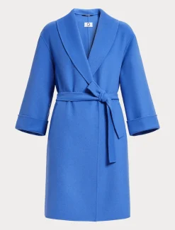 Mantel aus Woll-Kaschmir-Doppelgewebe