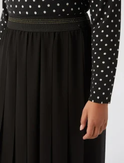 Maxirock aus Georgette