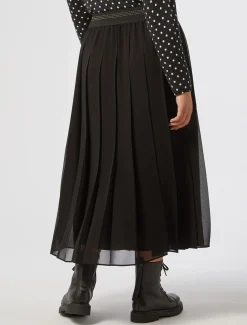 Maxirock aus Georgette