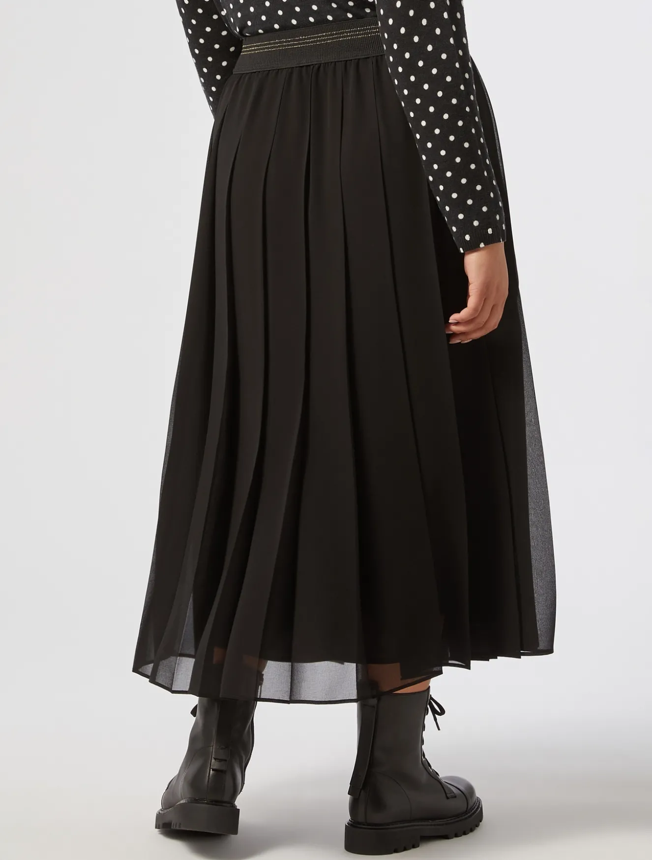 Maxirock aus Georgette