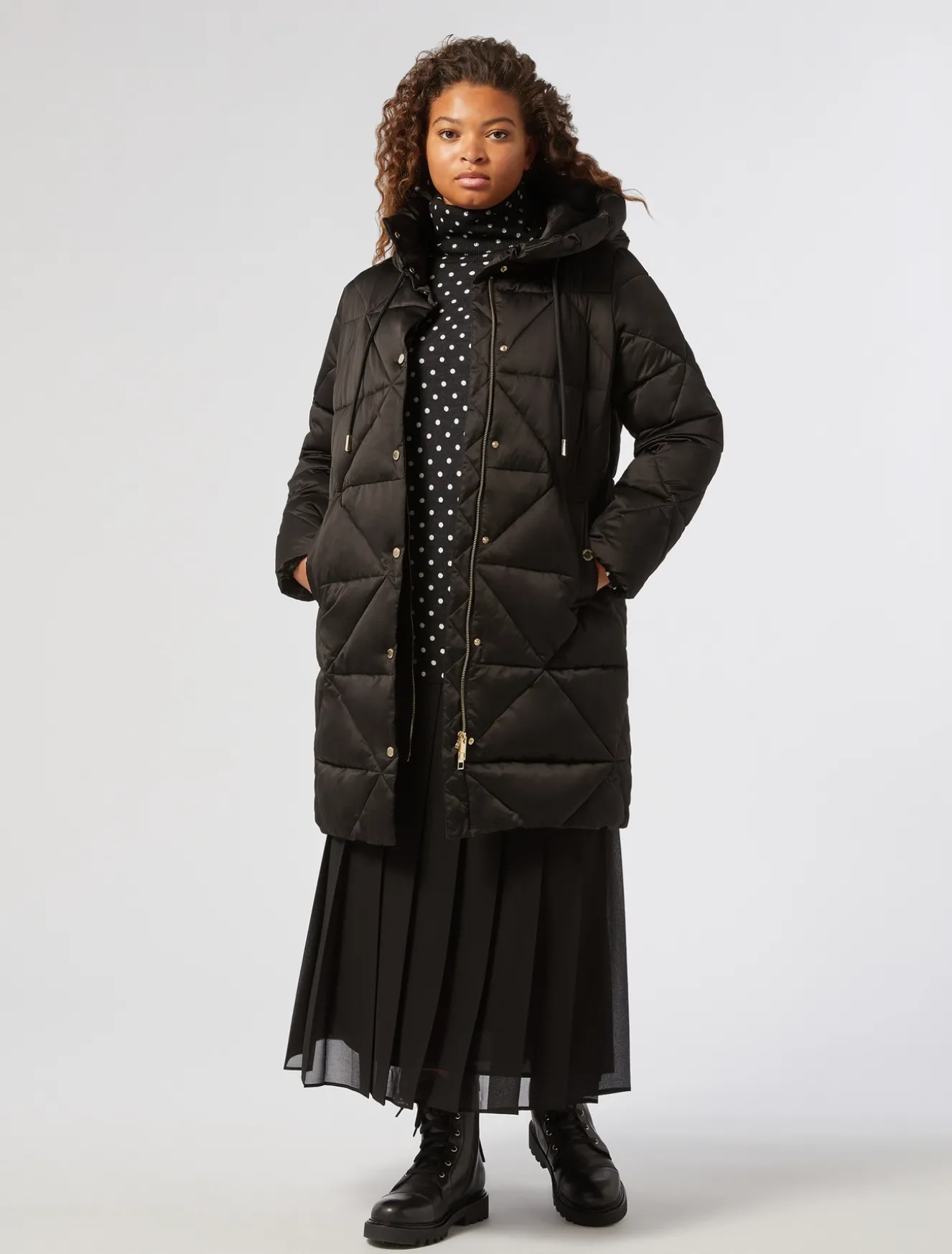 Maxirock aus Georgette