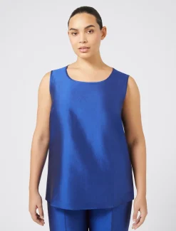 Oberteil aus leichtem Shantung