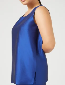 Oberteil aus leichtem Shantung