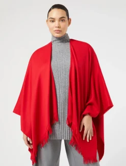 Pelerinenmantel aus Wolle