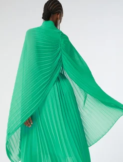 Plissierte Stola aus Georgette