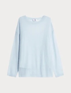 Pullover aus Alpaka und Mohair