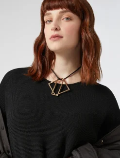 Pullover aus Baumwollkrepp