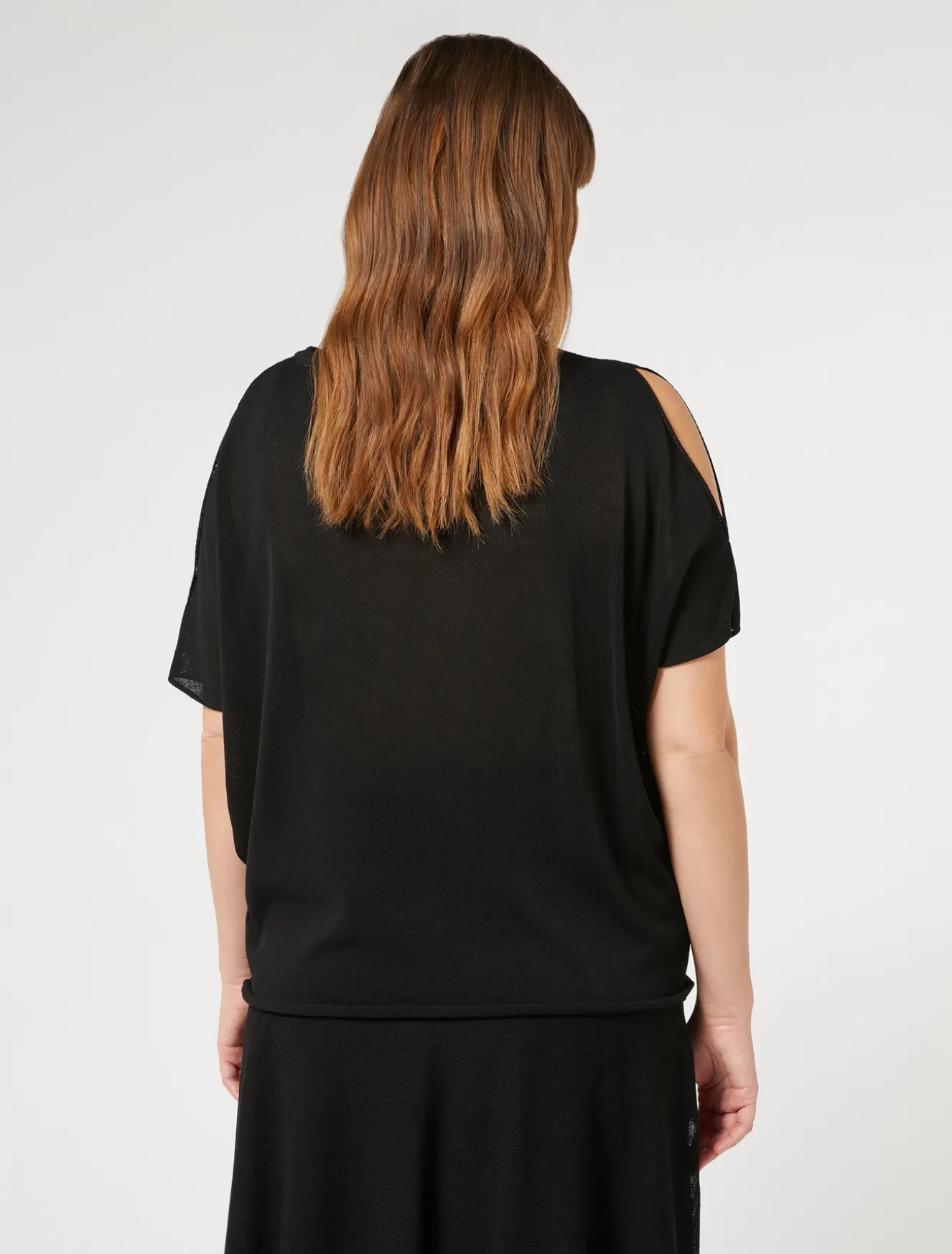 Pullover aus Crêpe-Viskose