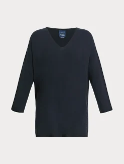 Pullover aus Crêpe-Viskosestretch