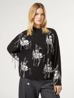 Pullover aus Jacquard-Wollmischung