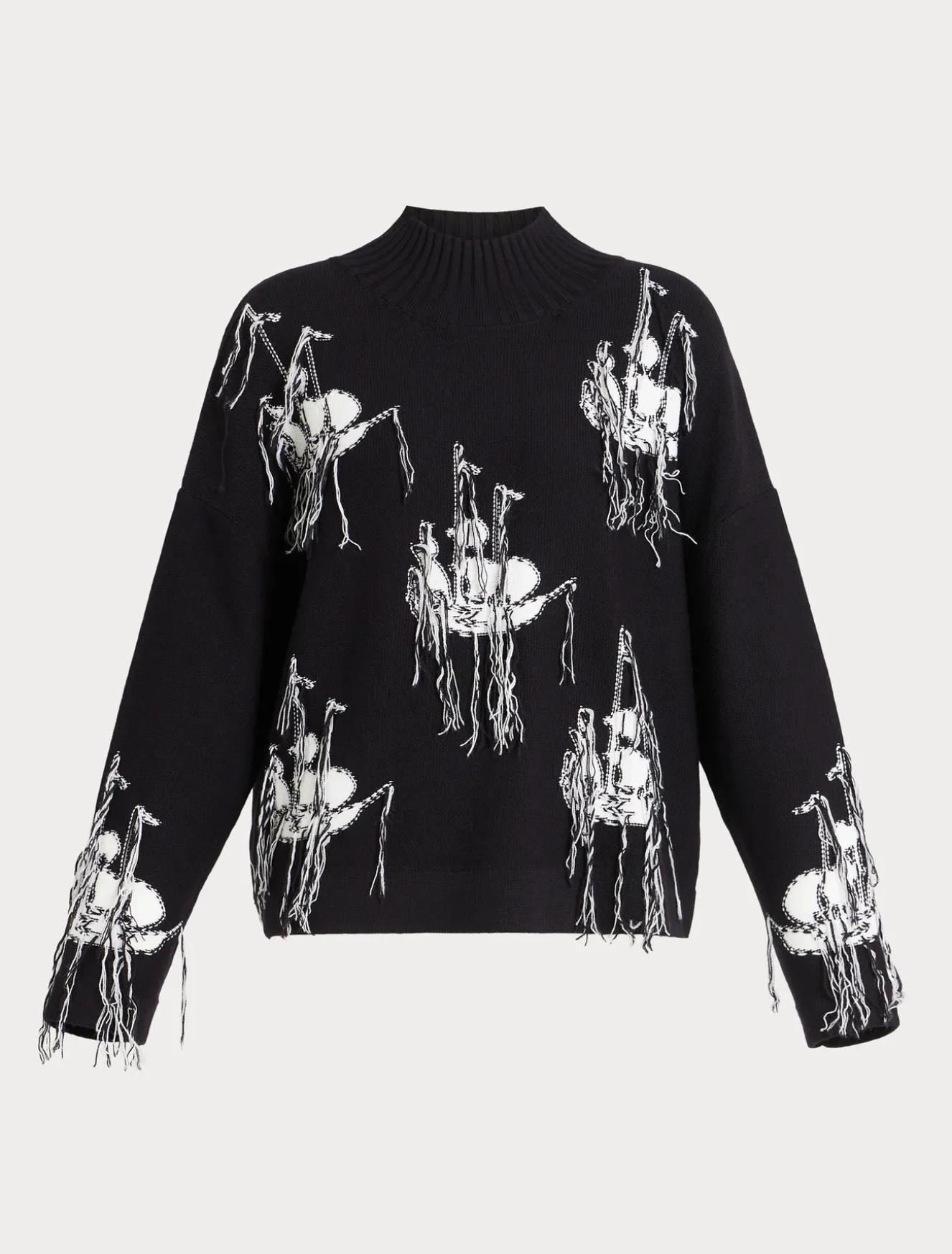 Pullover aus Jacquard-Wollmischung