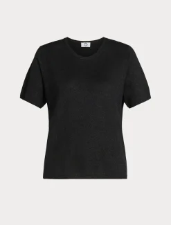 Pullover aus Metallic-Wolle