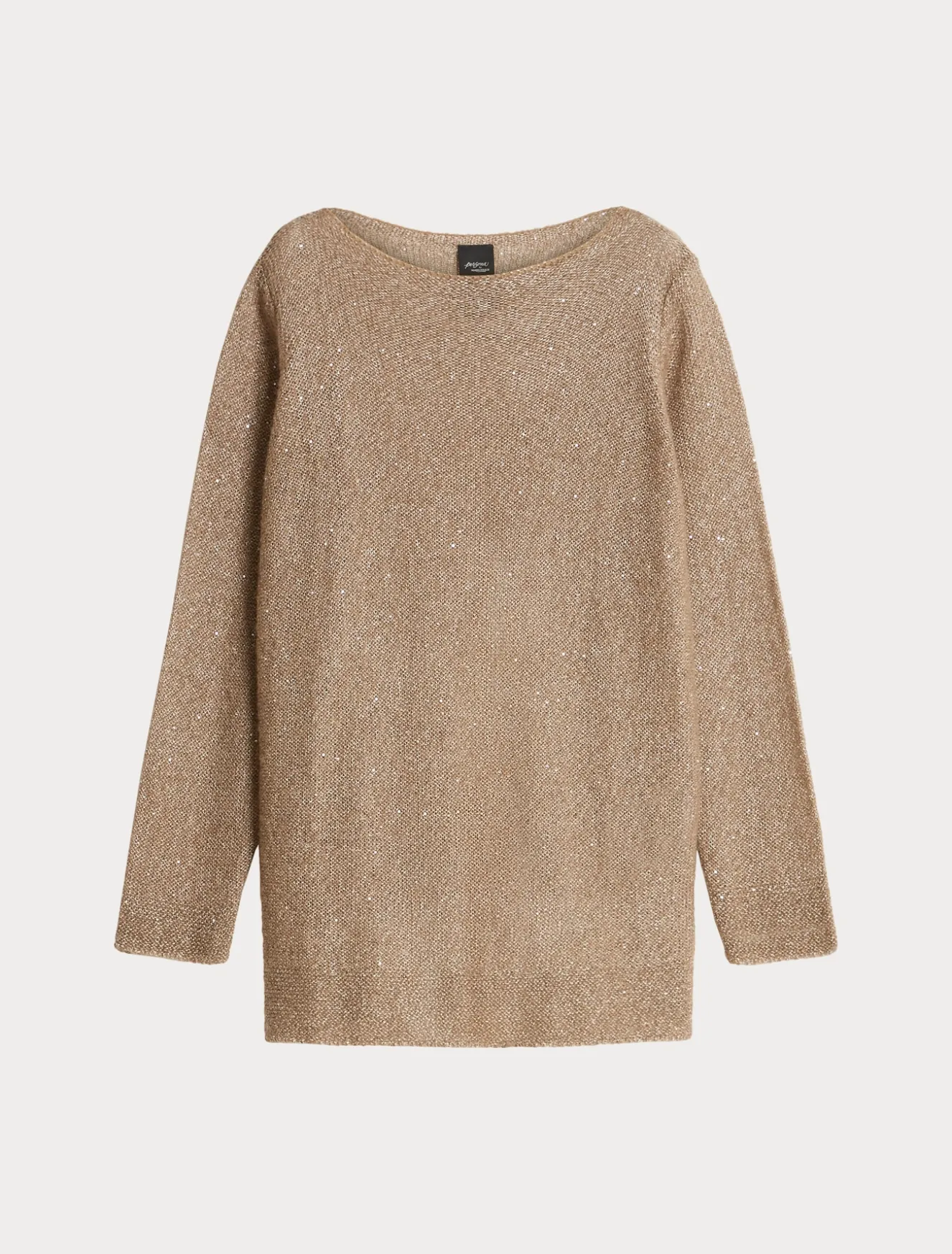 Pullover aus Mohair mit Pailletten