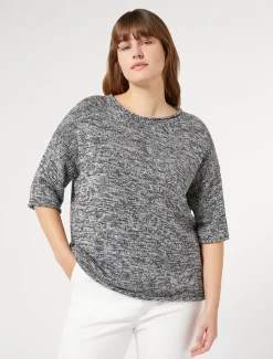 Pullover aus Mouliné-Wollgemisch
