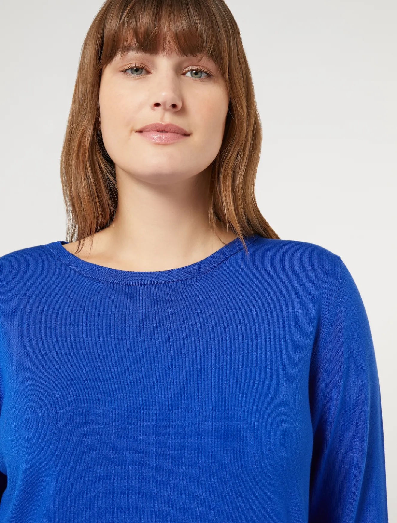 Pullover aus Viskose mit Stretchanteil