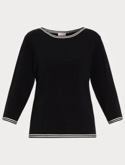 Pullover aus Viskose mit Stretchanteil