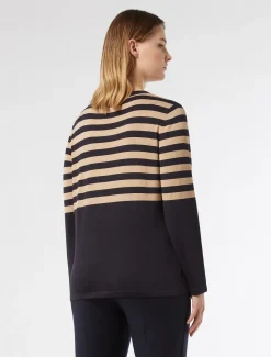 Pullover aus Viskose mit Stretchanteil