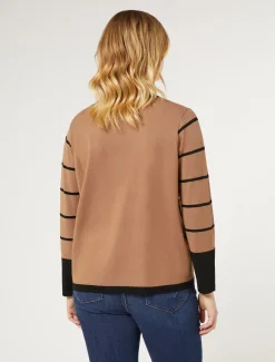 Pullover aus Viskose mit Stretchanteil