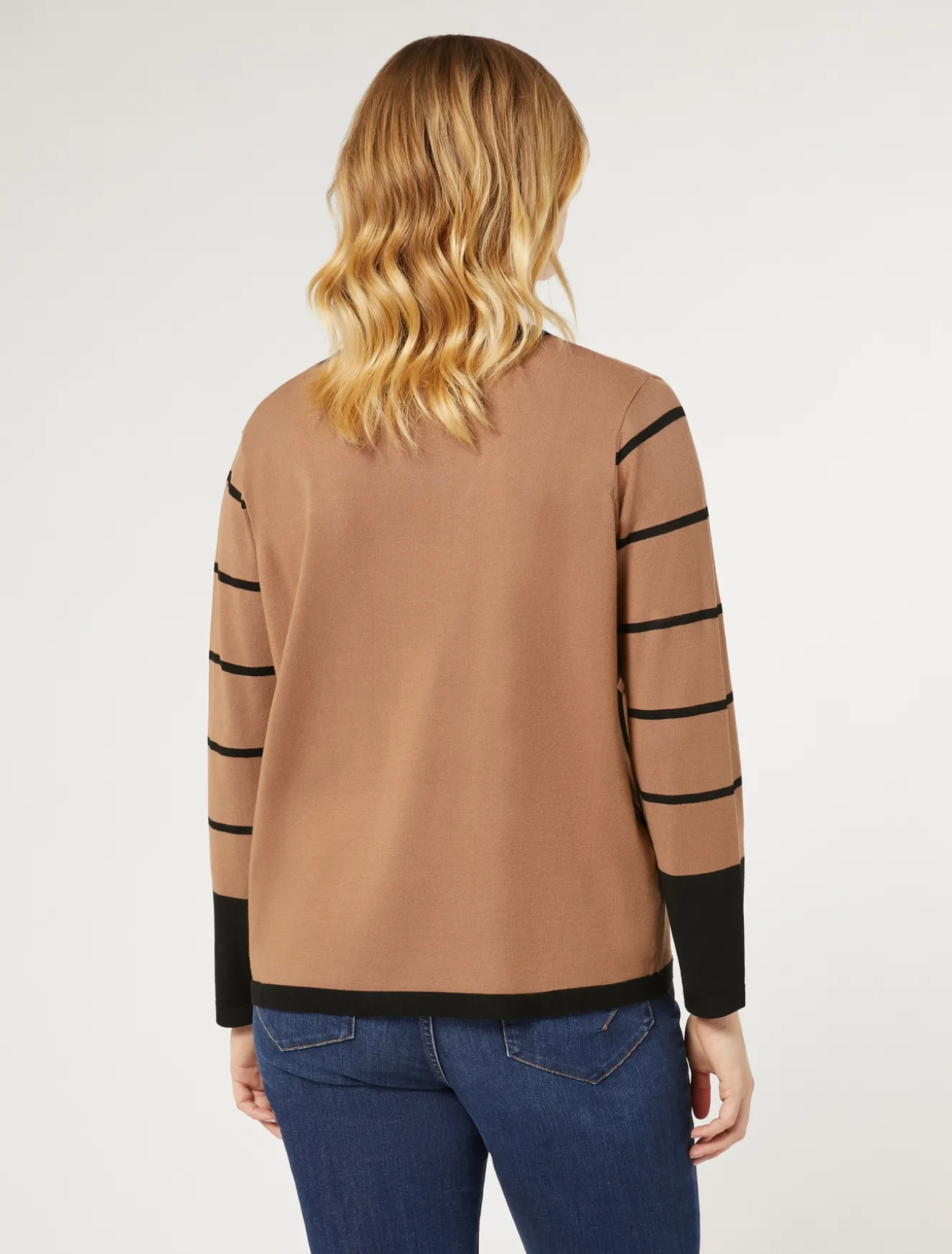 Pullover aus Viskose mit Stretchanteil