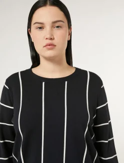 Pullover aus Viskose mit Stretchanteil