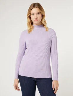 Pullover aus Viskose mit Stretchanteil