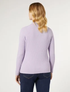Pullover aus Viskose mit Stretchanteil