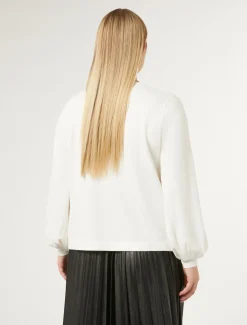 Pullover aus Viskose mit Stretchanteil