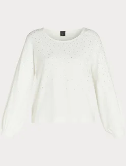 Pullover aus Viskose mit Stretchanteil