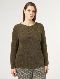 Pullover aus Viskose und Lurex