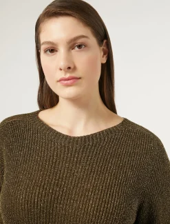 Pullover aus Viskose und Lurex