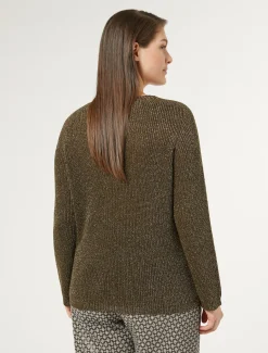 Pullover aus Viskose und Lurex