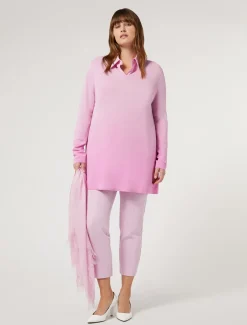 Pullover aus Viskose-Jacquard