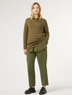 Pullover aus Wolle und Lurex