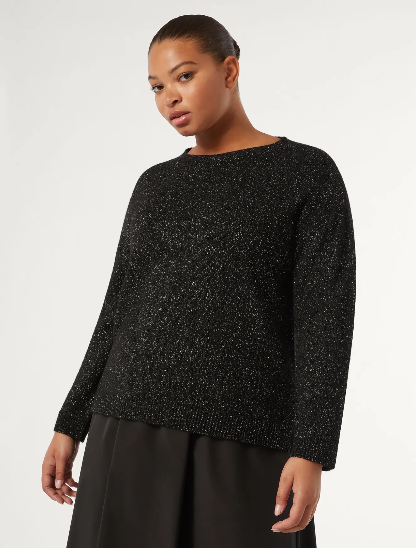 Pullover aus Wollmischung mit Lurex