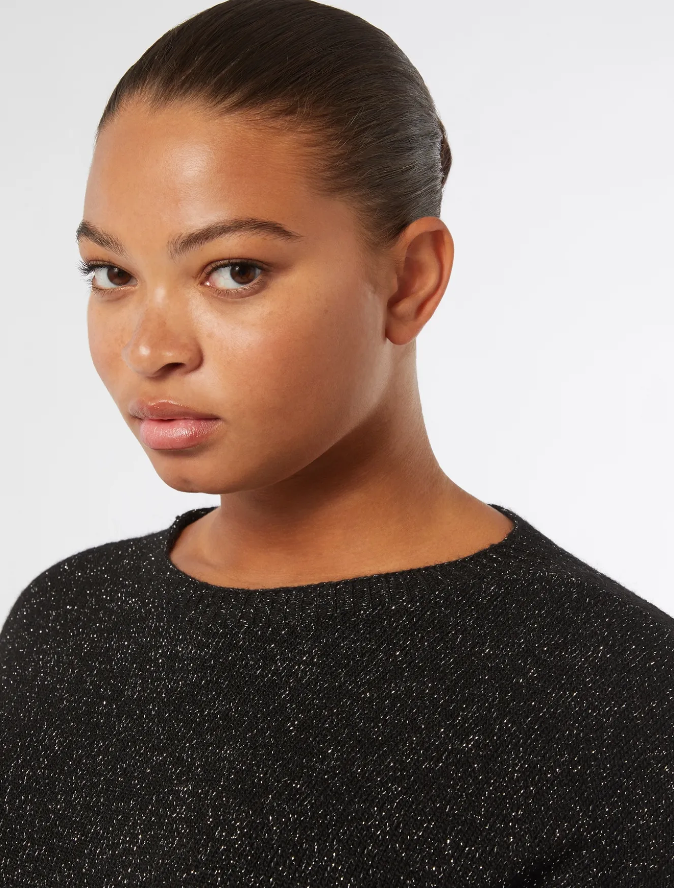 Pullover aus Wollmischung mit Lurex