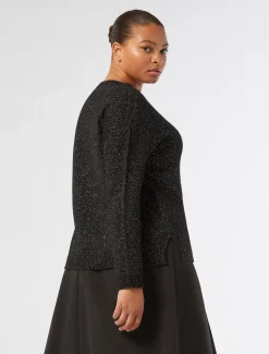 Pullover aus Wollmischung mit Lurex