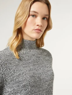 Pullover aus Wollmischung mit Strass