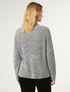 Pullover aus Wollmischung mit Strass