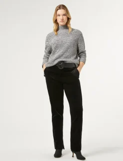 Pullover aus Wollmischung mit Strass