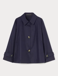 Regenmantel aus gemischtem Baumwolltwill